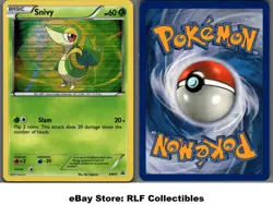 2011 Pokemon, Black & White Promos, #BW01 Snivy, Holo Black Star Promo - Image 1