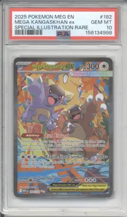 MEGA KANGASKHAN EX 182/132 SPECIAL ILLUSTRATION RARE POKEMON PSA 10 - Image 1