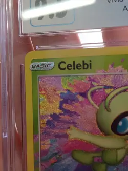 CGC 9.5 Celebi Amazing Rare Pokemon Vivid Voltage 009/185 Graded Card - Image 5