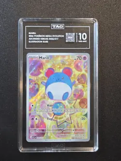 Marill 232/217 ME: Ascended Heroes Pokemon Illustration Rare TAG 10 - Image 1