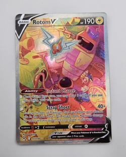 Rotom V 177/196 Swsh11 Lost Origin Ultra Rare Full Art Holo Pokemon - Image 1