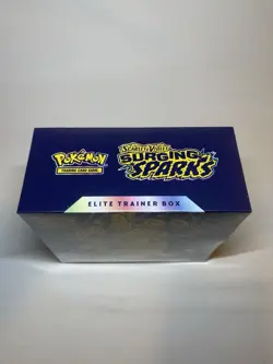 Surging Sparks Elite Trainer Box Pokemon New Factory Sealed Clean Wrap - Image 2