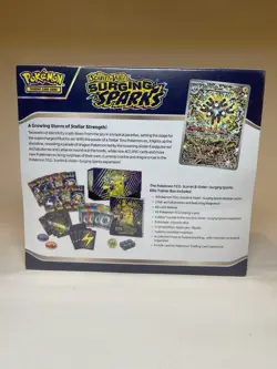 Surging Sparks Elite Trainer Box Pokemon New Factory Sealed Clean Wrap - Image 3