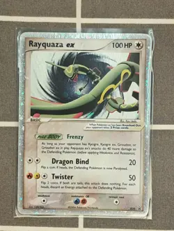Rayquaza ex Promo Holo EX 100 HP #039 Nintendo EX Collector's Tin English - Image 3