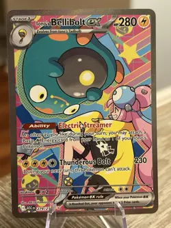 Pokemon Ascended Heroes - Iono's Bellibolt EX 279/217 Special Illustration Rare - Image 1