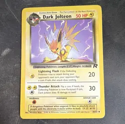 Dark Jolteon 38/82 Team Rocket English Uncommon Regular Unlimited HP50 - Image 1