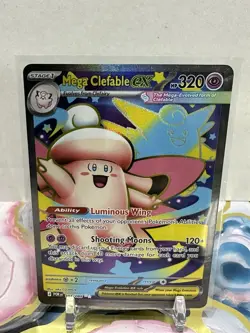 Pokemon Perfect Order Mega Clefable EX Full Art Ultra Rare 103/88 - Image 1