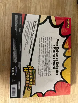 Pokemon TCG Mega Emboar ex Box Ascended Heroes Sealed NEW - Image 2