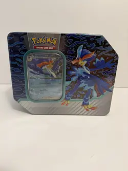 Pokemon TCG Paldea Partners Tin Quaquaval ex 5 Booster Packs Sealed - Image 1