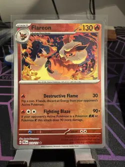 Pokemon TCG Flareon (Poke Ball Pattern) 013/131 Prismatic Evolutions Holo NM - Image 1