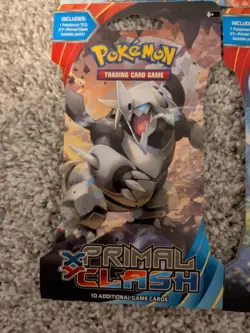 Pokemon TCG XY Primal Clash Sleeved Booster Pack x4 Full Art Set - Image 2