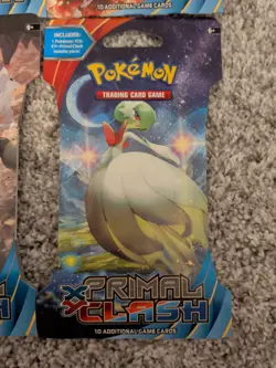 Pokemon TCG XY Primal Clash Sleeved Booster Pack x4 Full Art Set - Image 3