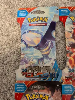 Pokemon TCG XY Primal Clash Sleeved Booster Pack x4 Full Art Set - Image 4