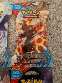 Pokemon TCG XY Primal Clash Sleeved Booster Pack x4 Full Art Set - Image 5