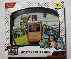 6X Pokemon 151 Poster Collection With Display Box, Sealed - Image 2