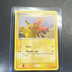Pokemon Pikachu 16/17 POP Series 2 Holo Promo Common 40 HP Basic English 2005 - Image 1