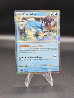 Gyarados 130/165 Rare Scarlet and Violet 151 Eng Pokemon TCG Holo NM - Image 1