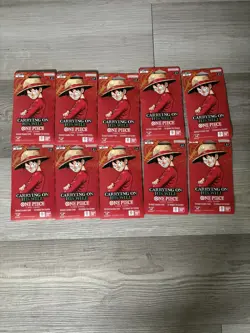 One Piece OP-13 Carrying On His Will Sleeved Booster Pack LOT OF 10 English TCG - Image 1