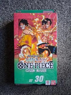 One Piece TCG Starter Deck ST-30 Luffy and Ace English Sealed Box EX NEW IN HAND - Image 1
