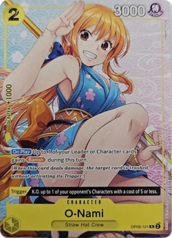 One Piece TCG O-Nami OP06-101 R – Welcome Pack Vol.2 – NM - Image 1