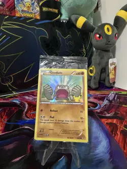 Pokemon TCG Geodude 20th Anniversary Promo Card Stamped Holo 043/083 - Image 1