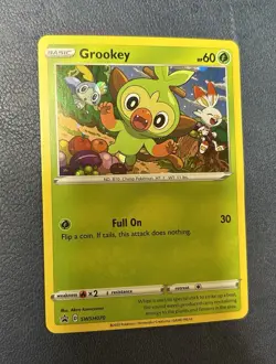 Grookey SWSH070 - SWSH Black Star Promo - Cosmos Holo - Pokemon TCG - NM - Image 1