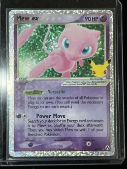 Pokemon TCG Mew ex 88/92 Celebrations: Classic Collection Holo NM - Image 1