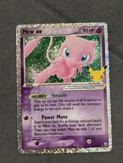 Pokemon Mew EX TCG Holo Rare Card 88/92 Celebrations Classic Collection NM - Image 1