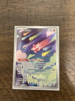 Pokemon TCG Minior Card Holo Illustration Rare, Paradox Rift 201/182 - Image 1