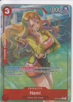 NAMI ST21-009 ALTERNATE ART, 2025 ONE PIECE CARD GAME, STARTER DECK 21 EX GEAR 5 - Image 1