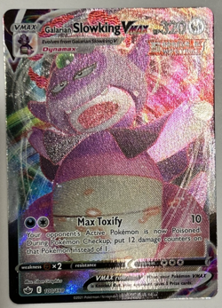 Pokemon Card Galarian Slowking VMAX 100/198 Chilling Reign Ultra Rare NM - Image 1