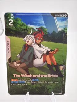 Gundam Card Game TCG - Newtype Rising (GD01) - The Witch and the Bride (R+) - Image 1