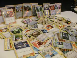 POKEMON LOT OF 209 TRAINER CARDS, 16 REVERSE HALO TRAINER CARDS, 3 HALO TRAINERS - Image 1