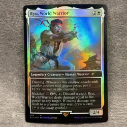 MTG Ryu, World Warrior Secret Lair SLD #429 Foil NM Magic Card - Image 1