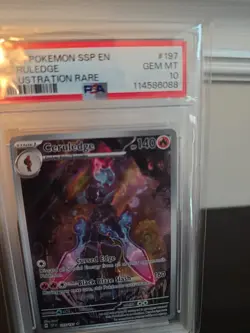 PSA 10 Ceruledge 197/191 Illustration Rare Surging Sparks Pokemon Card GEM MT - Image 3