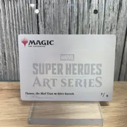 Thanos, the Mad Titan Art Card (7/9) [Marvel Super Heroes Art Series] Near Mint - Image 2