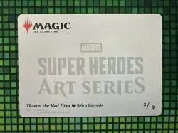 MTG Thanos, the Mad Titan #3/9 Art Card Art Series: Marvel Super Heroes - Image 3