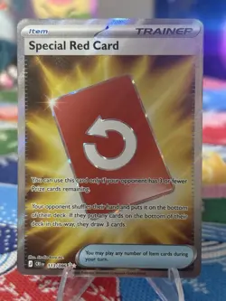Special Red Card 113/086 Me04: Chaos Rising Holo - Image 1