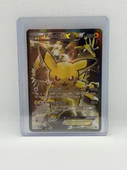 Pokemon Pikachu EX XY124 Black Star Promo 2016 Holo Card TCG - LP+ - Image 1