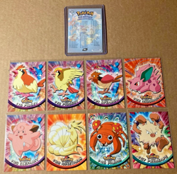 1999 Pokemon TV 9 Card Lot(Checklist, 16, 18, 21, 32, 35, 38, 46, 57) Not Played - Image 1
