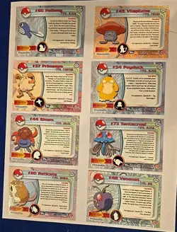 Lot Of 8 Pokemon Topps Cards NM TCG - Image 2