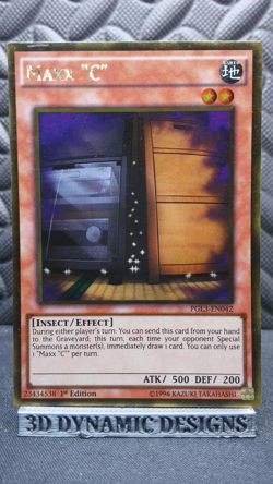 | Yugioh Maxx C PGL3-EN042 1st Edition Premium Gold Infinite Gold VLP 🔥 | - Image 1
