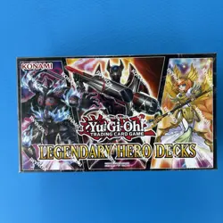 YuGiOh LEGENDARY HERO DECKS Box Set 3 Decks Factory Sealed 83717840671 - Image 1