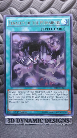 | Yugioh Tenacity of the Monarchs SECE-EN061 1st Edition RARE NM-/VLP 🔥 | - Image 1