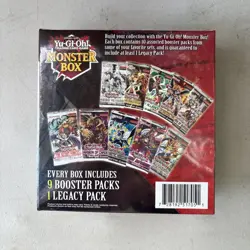 Yugioh Monster Mystery Box 9 Packs + 1 Legacy Pack New Factory Sealed 728192517051 - Image 2
