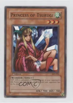 Princess of Tsurugi 1st Ed. YuGiOh Starter Deck Joey #SDJ-020 2003 READ - Image 1