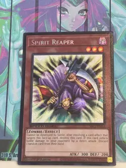 Yugioh 1x Spirit Reaper Prismatic Secret Rare (PSR) SBC2-ENI16 1st Ed Near Mint - Image 1