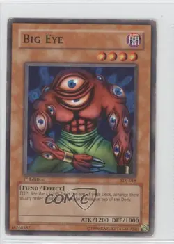 Big Eye 1st Ed. YuGiOh Starter Deck Joey #SDJ-018 2003 READ - Image 1