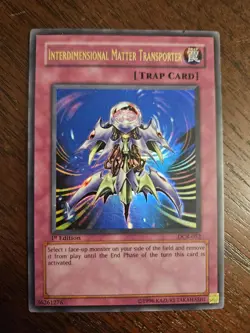 Interdimensional Matter Transporter yugioh 1ST ED. DCR-032 yu-gi-oh card DCR032 - Image 1