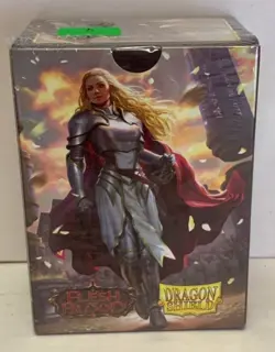 Dragon Shield 100 Deck Card Sleeves Art Matte Flesh and Blood Dorinthea Ironsong - Image 1